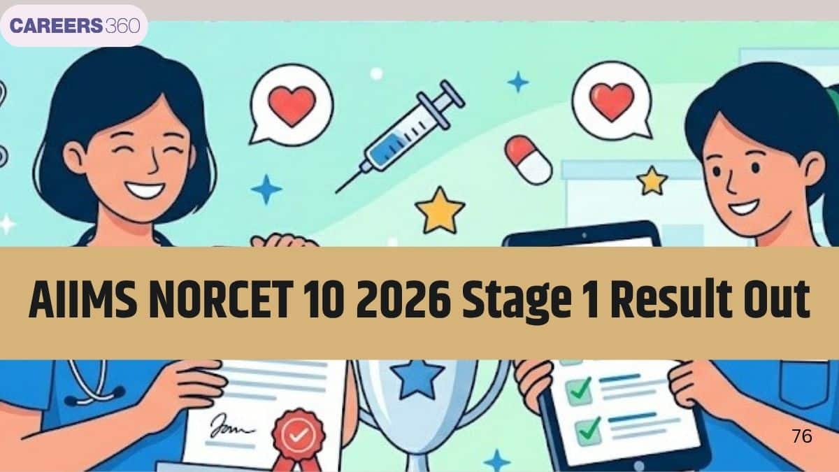 AIIMS NORCET 10 2026 Stage 1 Result Out: PDF Download Link